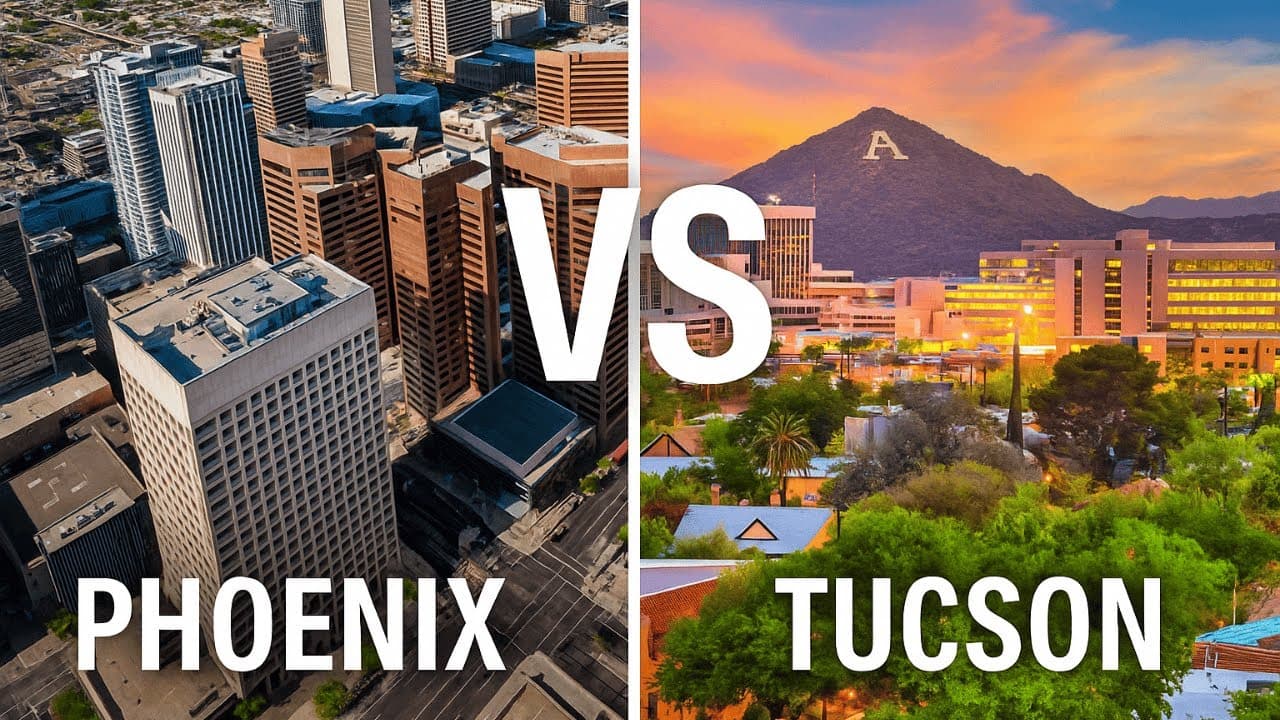 Tucson vs Phoenix: costo de vida, trabajo y cuál es mejor para vivir