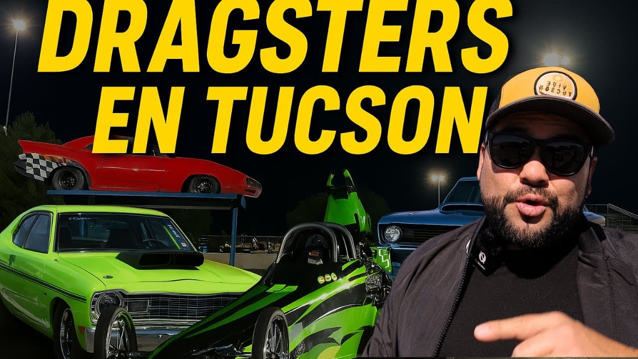 Dragsters en Tucson: así son las carreras en Tucson Dragway